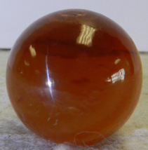 #16037m Large .83 Inches Vintage Faceted Handmade Agate Shooter Marble - $26.72