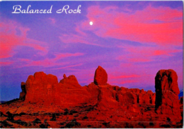 Utah Postcard Balanced Rock Moon Rise Arches National Park 6 x 4 Ins. - £3.66 GBP