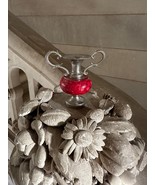 Vintage Red Amphora Mini Vase , Antique Lover, French Vintage Home Decor - $1,064.84 MXN