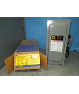 Square D H221N Heavy Duty Fusible Safety Switch 30A 2P 3W 240V NEMA 1 - $95.00