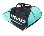 Head 2022 Tour Team 12R Tennis Racket Bag Badminton Squash Black Mint NW... - $119.61