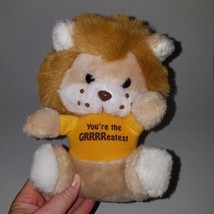 VTG You&#39;re the Greatest Lion Plush Lovey 8&quot; Toy Grrrreatest CM Paula 1986 - £17.05 GBP