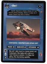 Star Wars CCG Cloud City Expansion Slave 1 Game Card NEW UNPLAYED 1997 Decipher - £7.61 GBP