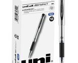 Uniball Signo 207 Impact Stick Gel Pen, 12 Blue Pens, 1.0mm Bold Point G... - £28.85 GBP