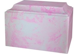 Large/Adult 225 Cubic Inch Tuscany Carnation Cultured Marble Cremation Urn - £202.87 GBP
