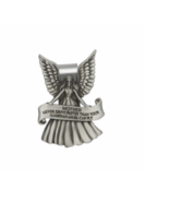 MOTHER GUARDIAN ANGEL DRIVING AUTO PEWTER VISOR CLIP - £19.74 GBP
