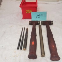 Lot of Assorted Wooden Hammer, Chisels &amp; other Hand Tools LOT 548 - £67.26 GBP