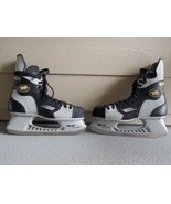 Bauer Vapor Ice Hockey Skates Men’s US Size 11.0 TUUK Custom Black Gray - £58.84 GBP