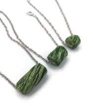 Green Bead Choker Necklace For Women, Unique Minimalist Handmade Ceramic Jewelry - £26.19 GBP+