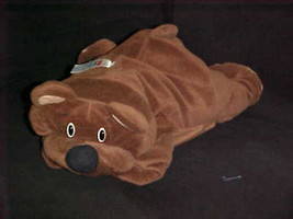 18&quot; Rumple Chocolate Bear Soft Plush Floppy Toy By Fisher Price 1993  - £98.68 GBP