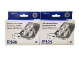 2 Pack Epson Photo Stylus T059920 Light Light Black Ultra Chrome K3 - $22.39