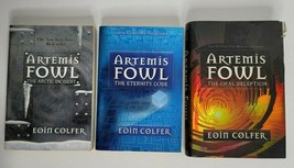 3 ARTEMIS FOWL Books Lot by Eoin Colfer 2 3 4 Arctic Incident Eternity Code Opal - $9.99