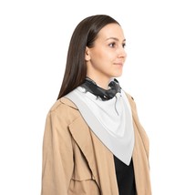 Poly Scarf with John Lennon Print - Lightweight, Chiffon Accessory with ... - £19.39 GBP+