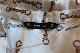 Zara Basic Chain Print Blouse Size XS - £11.03 GBP