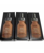3 NYX Professional Makeup Total Control Pro Drop Foundation TCPDF19 Moch... - £9.61 GBP