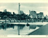 Vtg Cartolina 1920s Rio De Janeiro Brasile Il Praca Parigi Unp - £14.27 GBP