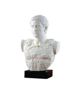 Augustus Primaporta Roman Emperor sculpture BUST Museum Replica Reproduc... - $6,498.47 MXN