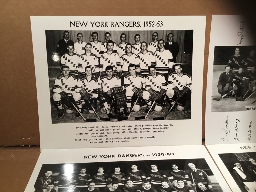 NHL New York Rangers Team Photo 1952-53 - $5.44