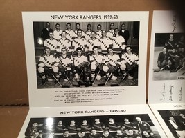 NHL New York Rangers Team Photo 1952-53 - £4.28 GBP