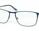 Visibilia Titan 3324 427 Dark Fichte Blau Brille Brillengestell 56-17-140mm - $76.67