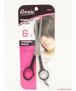 ANNIE TITANIUM SERIES THINNING SHEAR 6 1/2&quot; #5016 FINGER REST TITANIUM C... - $9.58 CAD