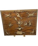 1930s Boy Scouts Knot Board Handmade Folk Art Sea Scouts Sampler Rope Ty... - $615.23