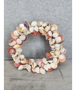 Vintage Natural Sea Shell Wreath Coastal Home Decor Conch Shells 13” - $35.98