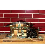 VTG 60&#39;s Wooden Cottage Swiss Chalet Musical Jewelry Box Handcrafted Jap... - $27.10