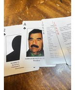 IRAQI Top Most Wanted Terrorist of Desert Storm Playing Card Set In Box To - $18.32