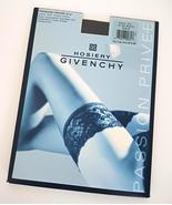 Vintage Givenchy Ladies Lace Top Thigh Highs Sexy Jet Black Size B Style 512 - $14.50