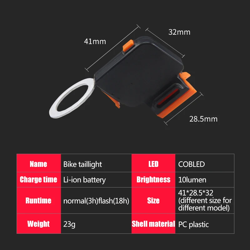 Sporting Bicycle Taillight Multi A Modes models USB Charge Led Bike Light Flash  - £23.62 GBP