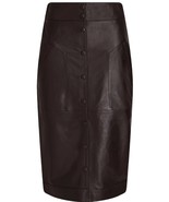 Skirt Leather Long Size Maxi Women&#39;s Lambskin Nwt Vintage Women Lined Br... - $163.41 CAD+