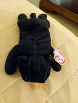 Ty Beanie Baby Blackie The Bear Plush Toy - $9.00