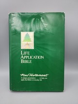 Life Application Bible The Living Bible Hardcover 1987 Vintage Tyndale - $13.84