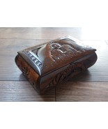 Handcrafted Armenian Wooden Box with Mount Ararat and Saint Gayane Church - $49.00