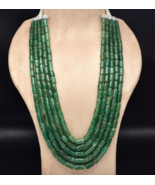 Vintage Natural Green Quartz Tube Fancy Beads 5 L 1199 Ct Fine Gemstone ... - €288,82 EUR