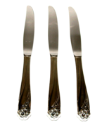 1847 Rogers Bros DAFFODIL International Silver Plate Dinner Knifes 9 1/2&quot; - $15.11