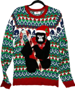 Men&#39;s Gorilla with Candy Cane and Bells Ugly Christmas Sweater size S (3... - $19.92