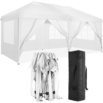 10&#39;x20&#39; EZ Pop Up Folding Canopy w/ 6 Sidewalls - Outdoor Event Shelter ... - $226.99