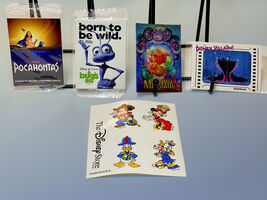 Disney Store 1990s Collector Cards &amp; Stickers Lot Pocahontas Bug's Life - $34.99