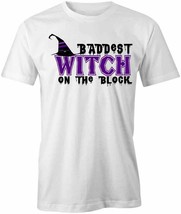 Baddest Witch T Shirt Tee Short-Sleeved Cotton Clothing Halloween S1WCA208 - £17.77 GBP+