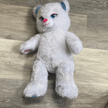 Build A Bear Disney Frozen Elsa Plush White Sparkle Bear Stuffed Animal - £11.78 GBP