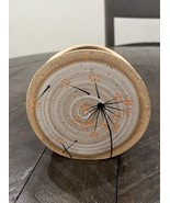 Silo Knoll Pottery Circle Bud Vase Dandelion Seed Pod Pattern - $39.59