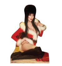 Elvira Christmas Sitting Lifesize Standup Standee Cardboard Mistress Dar... - $724.37 MXN