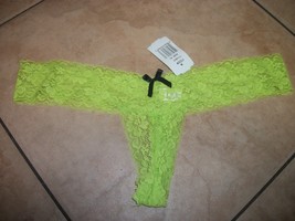 womens panty Joe Boxer lacey lime green  XL thong nwt - £11.99 GBP