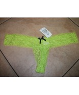 womens panty Joe Boxer lacey lime green  XL thong nwt - $278.42 MXN