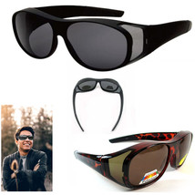 Polarized Sunglasses Cover Over Frame Driving Glass Solar Shield Lens Drive Fish - £17.41 GBP