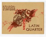 The World Famous Latin Quarter Souvenir Photo Cover New York Night Club  - £10.83 GBP