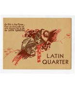 The World Famous Latin Quarter Souvenir Photo Cover New York Night Club  - £10.84 GBP
