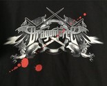 Tour Shirt Dragonforce Logo Blood Splatter LARGE BLACK - £17.31 GBP
